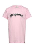 Single Organic Tuvina Tee Tops T-Kortærmet Skjorte Pink Mads Nørgaard