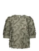 Marla Blouse Tops Blouses Short-sleeved Green Twist & Tango