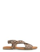 Pcemilie Suede Sandal Flade Sandaler Multi/patterned Pieces