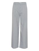 Gzpaulia Melange Mw Wide Pants Bottoms Trousers Suitpants Blue Gestuz