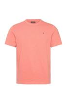 Watson Slub Tee Designers T-Kortærmet Skjorte Pink Morris