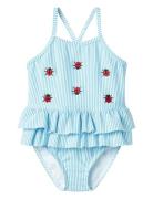 Nmfzammer Swimsuit Badedragt Badetøj Blue Name It