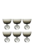 Stem Glass Eternal Snow M By Bela Silva Set/6 Home Tableware Glass Win...
