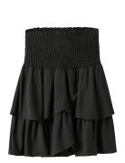 Nlfsandy Solid Short Skirt Dresses & Skirts Skirts Short Skirts Black ...