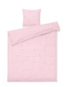Daisy Bed Linen 150X210 Cm Pink/Red Se Home Textiles Bedtextiles Bed S...