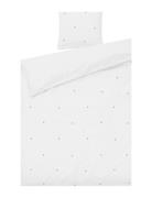 Daisy Bed Linen 140X220 Cm White/Light Blue Dk Home Textiles Bedtextil...