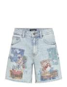 Inidan Bottoms Shorts Denim Shorts Blue Desigual