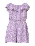 Nmfvinaya Ss Playsuit Jumpsuit Purple Name It