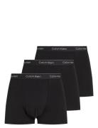 Relaxed Fit Trunk 3Pk Boxershorts Black Calvin Klein