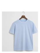 Sunfaded Ss T-Shirt Tops T-Kortærmet Skjorte Blue GANT