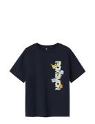 Nkmmat Pokemon Nreg Ss Top Box Sky Tops T-Kortærmet Skjorte Navy Name ...