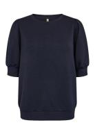 Sc-Banu Tops Sweatshirts & Hoodies Sweatshirts Blue Soyaconcept