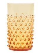 Hobnail Glass Home Tableware Glass Drinking Glass Yellow Anna Von Lipa