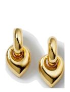 Melinda Earrings Gold Ørestickere Smykker Gold Syster P