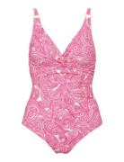 Lucca Swimsuit Badedragt Badetøj Pink Missya