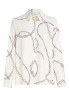Soft Viscose Regular Ls Shirt Tops Shirts Long-sleeved Multi/patterned...