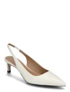 Janet_Slb50_Na Shoes Sling Backs Heeled Slingbacks White BOSS