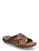 22089-14 Shoes Summer Shoes Sandals Brown Rieker