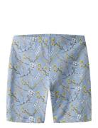 Nkfvivian Aop Short Legging Bottoms Shorts Blue Name It
