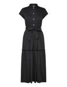 Taormina Dress Knælang Kjole Black Balmuir