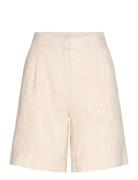 Bs Eva Shorts Bottoms Shorts Bermudas Cream Bruun & Stengade