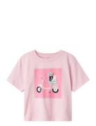Nmfhelka Ss Nreg Top Pb Tops T-Kortærmet Skjorte Pink Name It