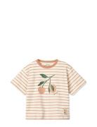 Tyler Placement Shortsleeve T-Shirt Tops T-Kortærmet Skjorte Pink Liew...