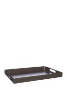 Metal Tray Home Tableware Dining & Table Accessories Trays Black ERNST