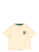 Tnstordell Uni Os S_S Tee Tops T-Kortærmet Skjorte Cream The New