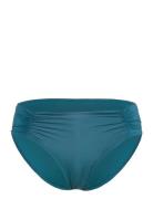 Brief Bikini Bella Rouched Shi Bikinitrusser Blue Lindex