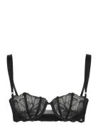 Unlined Balc Tte Lingerie Bras & Tops Balc Tte Bras Black Calvin Klein