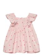 Dress Linen Aop Strawberries Dresses & Skirts Dresses Baby Dresses Sho...