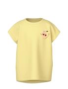 Nmfvarutti Capsl Loose Top Tops T-Kortærmet Skjorte Yellow Name It