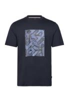 H-Taut 81 Designers T-Kortærmet Skjorte Navy BOSS