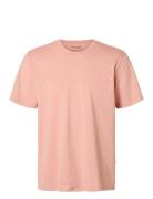Slhaspen Ss O-Neck Tee Noos Tops T-Kortærmet Skjorte Pink Selected Hom...