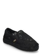 Nash Macrame' Espadrillos Flade Sandal Black Replay