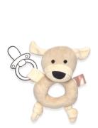 Ring Rattle Yellow Lion Toys Baby Toys Rattles Multi/patterned Geggamo...