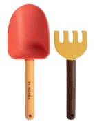 Strandsæt Med Skovl Og Rive - Peach Mix Toys Outdoor Toys Sand Toys Re...