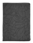 Tablecloth 140X220 Abstract Leaves Damask Ash Home Textiles Kitchen Te...