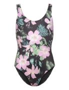 Shadow Floral Piece Badedragt Badetøj Pink Roxy