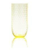 Harlequin Long Drink Home Tableware Glass Cocktail Glass Yellow Anna V...