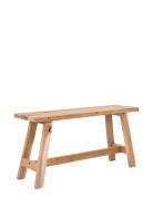 Faya - Bench, Teak, Nature, 90X25X45 Cm Home Furniture Chairs & Stools...