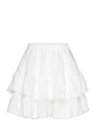 Boho Mini Skirt Skirts Short Skirts White Gina Tricot