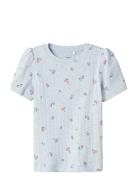 Nmfhamanda Ss Slim Top Pb Tops T-Kortærmet Skjorte Blue Name It