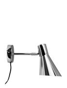 Dl12 Krom Væglampe Home Lighting Lamps Wall Lamps Silver Dyberg Larsen