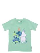 Trubadur T-Shirt Tops T-Kortærmet Skjorte Green MUMIN