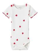 Nbfjillie Ss Body Box Bodies Short-sleeved White Name It