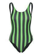 Sallee Swimsuit Badedragt Badetøj Green Mads Nørgaard