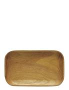 Raw Teak Wood Tray Home Tableware Dining & Table Accessories Trays Gre...