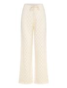 Ivy-Breeze Crochet Pant Bottoms Trousers Straight Leg Cream IVY Copenh...